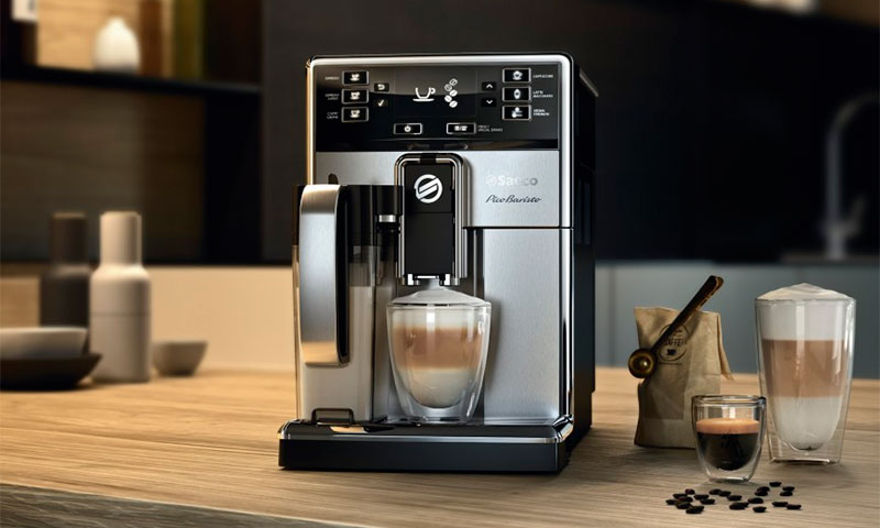 Options de sélection de la machine à café