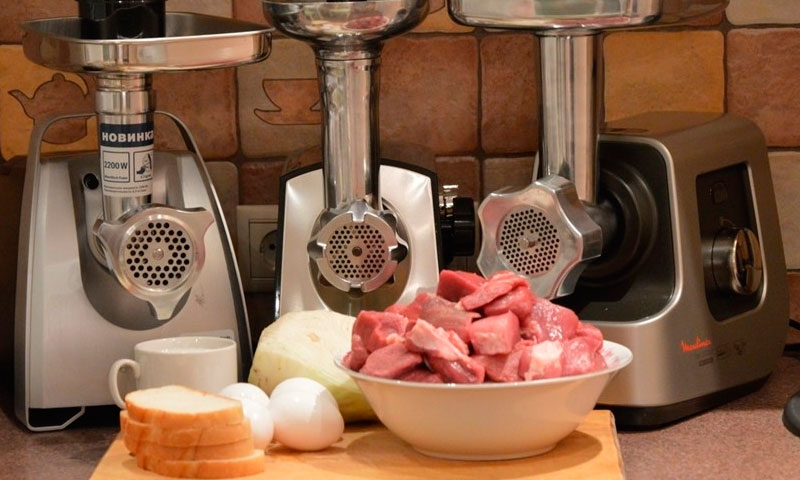 types de hachoirs à viande