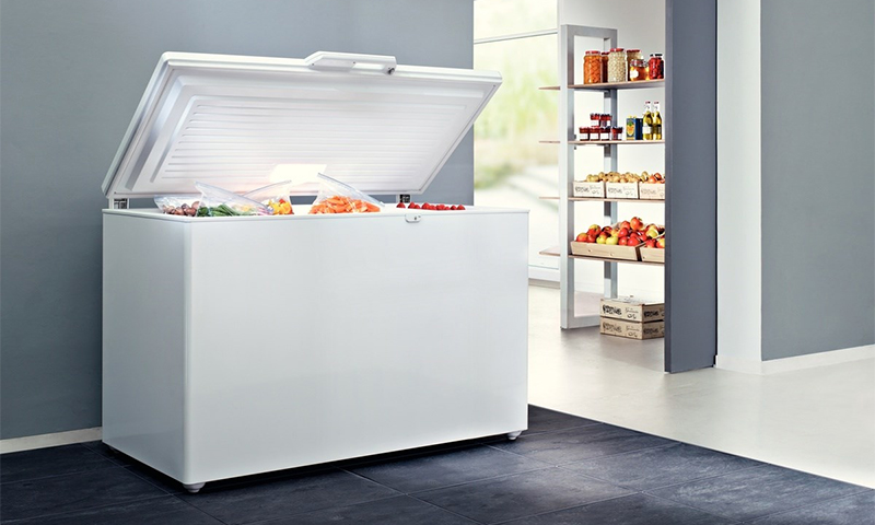 Gefrierschrank mit horizontaler Beladung