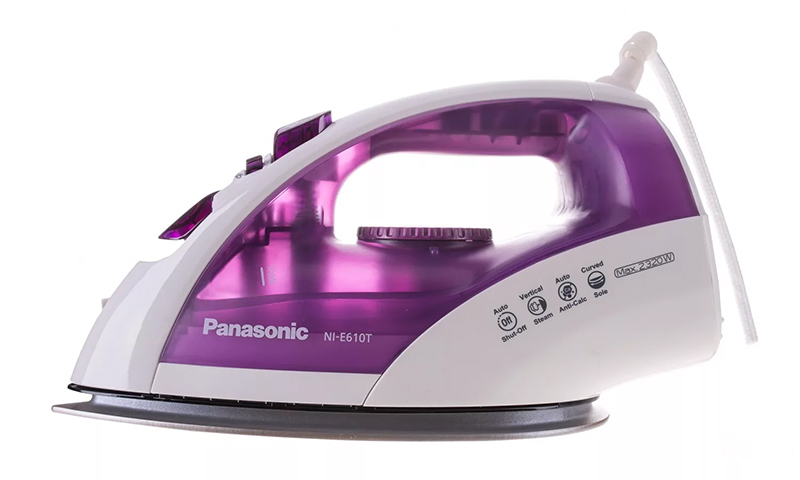 Panasonic NI-E610TVTW - ferro a vapor com sola sem risco