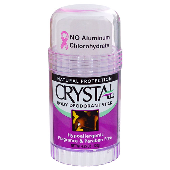 Stick déodorant pour le corps en cristal
