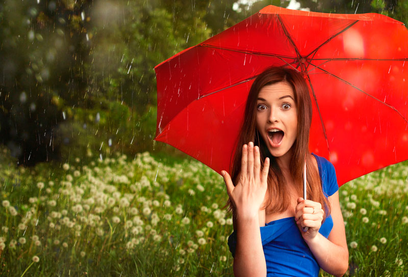 De la pluie