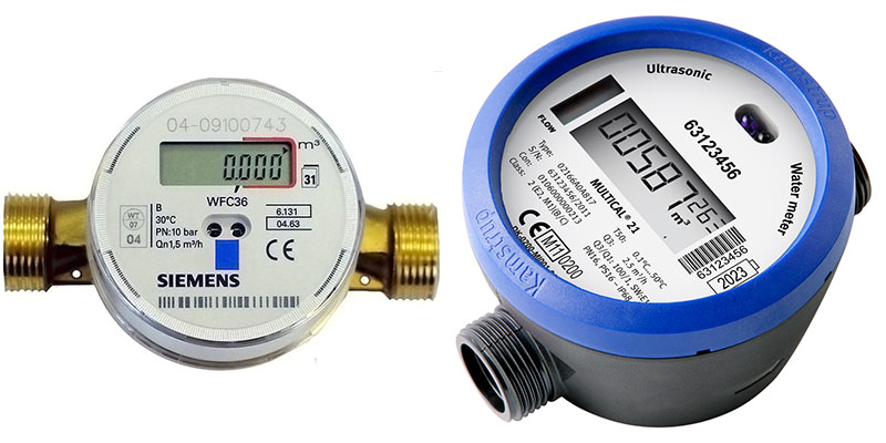 Elektronische Wasserzähler