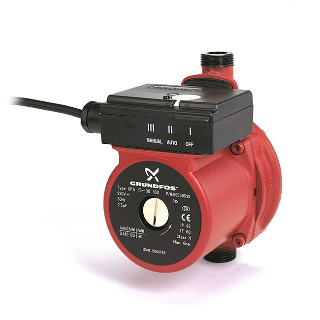 Grundfos UPA 15-90 (N) - абсолютно най-добрата водна помпа за повишаване на налягането