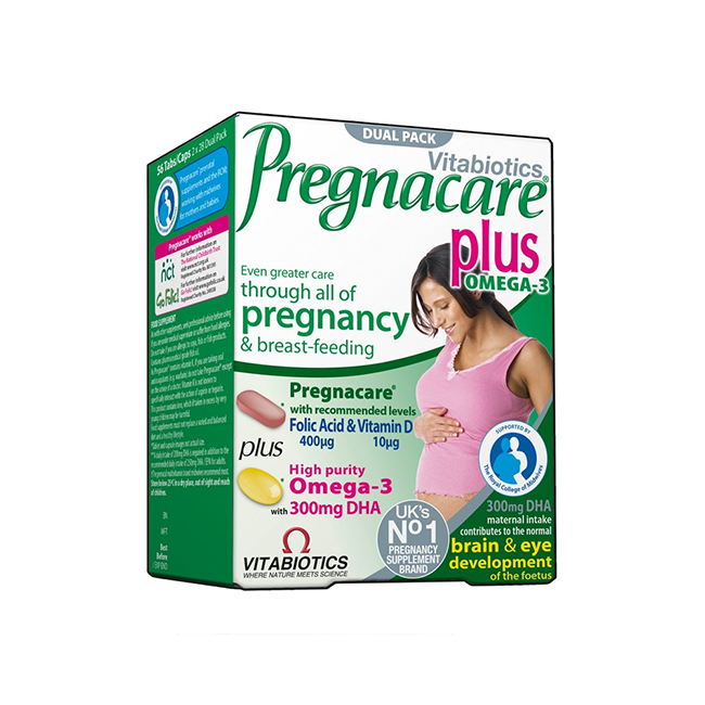 Vitabiotics Pregnacare Plus - с рибено масло