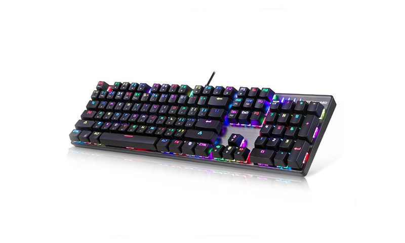 Motospeed CK104: Clavier de jeu mécanique pleine grandeur