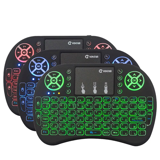VONTAR: clavier sans fil rétro-éclairé