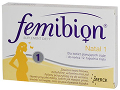 Femibion Natalcare 1 - pour les femmes enceintes ayant un estomac sensible