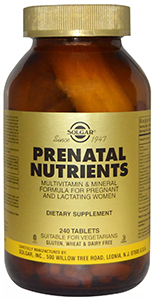 Solgar Prenatal - un complexe universel