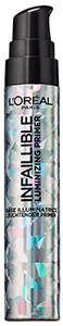 LOREAL Infaillible Luminizing Primer - edullinen pohja, jossa helmi