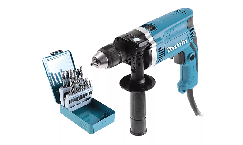 MAKITA HP1631K (X2) - avec jeu de forets