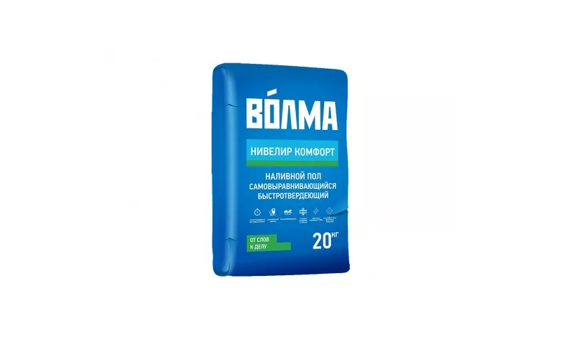 Насипният етаж Volma Nivelir Comfort - за баня и баня