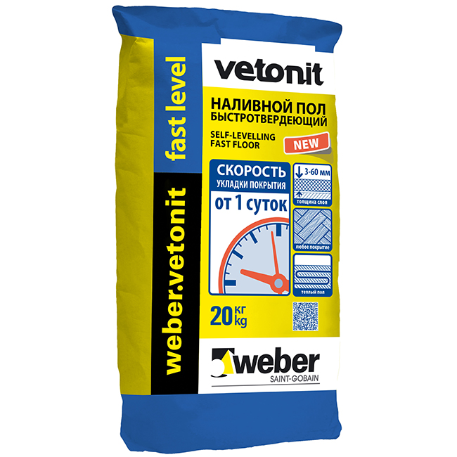 Weber Vetonit Fast Level - за просторна стая