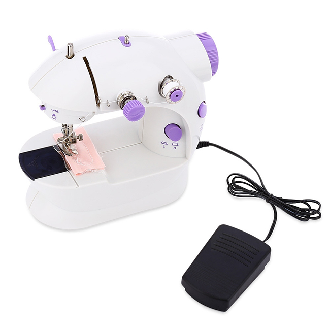 Mini-Nähmaschine SM 202A - der kleinste Schreibtisch