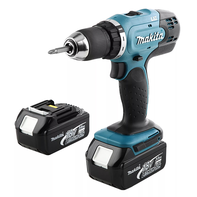 Makita DDF453RFE - avec une batterie spacieuse et de nombreuses fonctionnalités