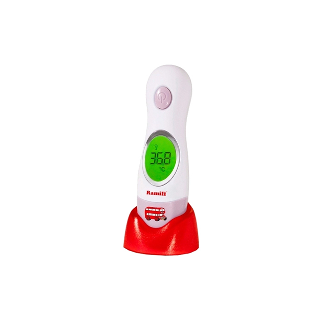RAMILI Baby ET3030 - Tischuhr und Thermometer in einem Koffer