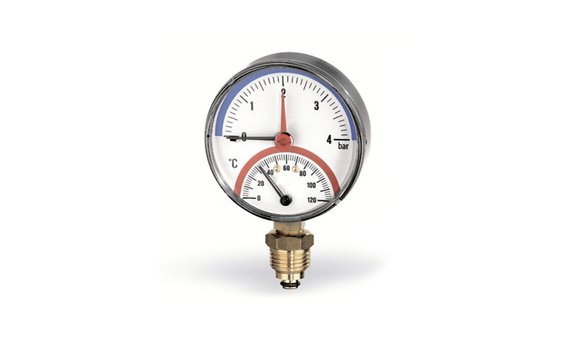 Watts F + R828 - thermomètre à bilame radial