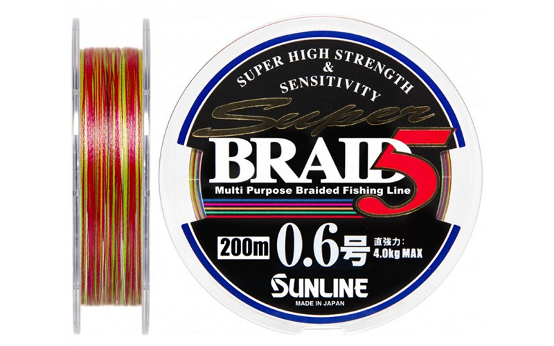 Super Braid 5HG 150 m 0.6 - с ярък дизайн