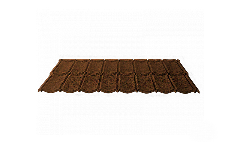 METROTILE Metrobond braun, 1350х415 mm - mit Originalschuppen