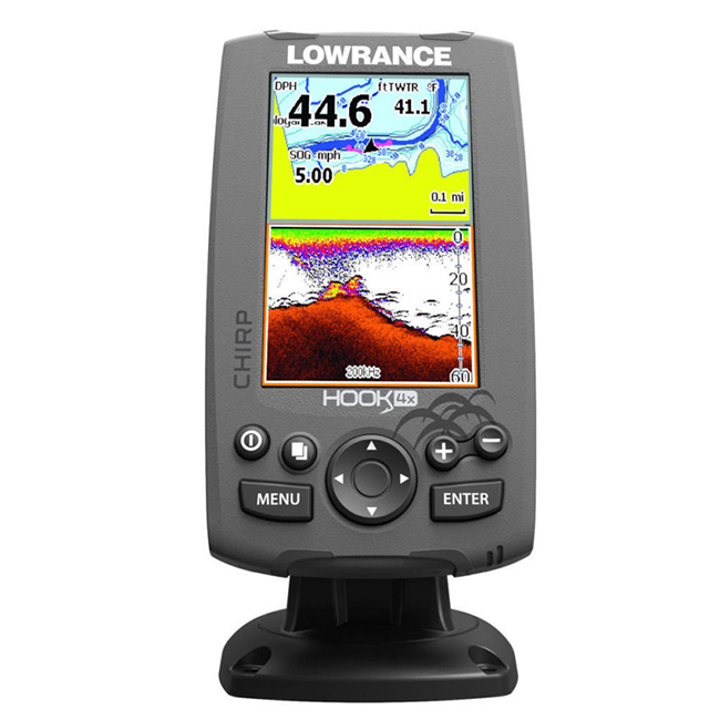 LOWRANCE HOOK-4 - Wandler enthalten