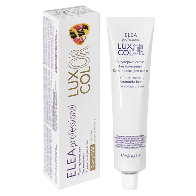 ELEA Professional Luxor Color - çok açık saçlar için bir boya toner