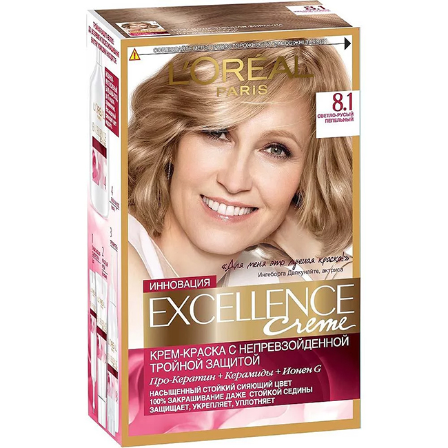 LOREAL Excellence Creme - koruyucu serum ve keratin içeren en dayanıklı boya
