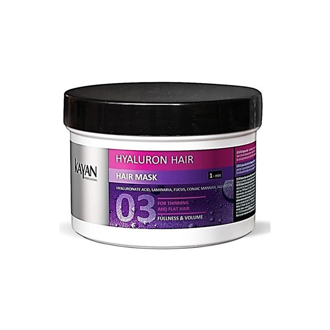 KAYAN Hyaluron Hair Mask - feuchtigkeitsspendende Maske, die Volumen verleiht