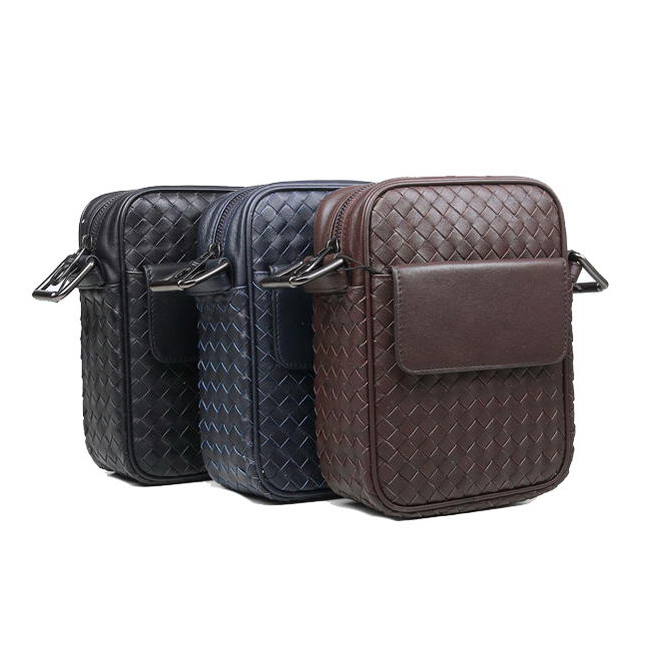 Nero intrecciato VN לחצות את תיק הגוף מ Bottega Veneta