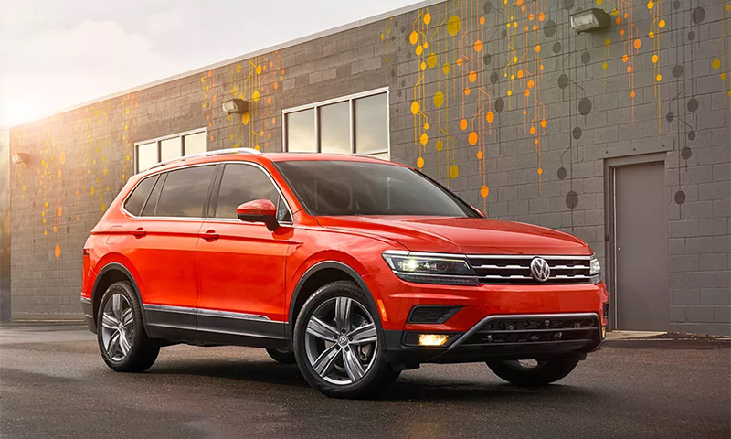 Volkswagen Tiguan - mit hoher Bodenfreiheit