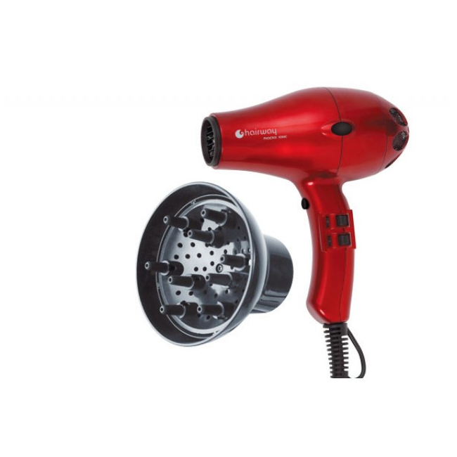 Hairway Phoenix Ionic Compact 2000 - оборудван с йонизатор