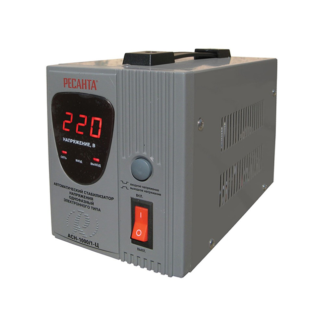 Resanta ASN 1000/1-C - pahalı elektroniklerin korunması