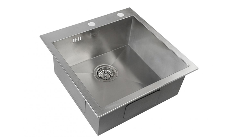 ZorG INOX X-5151 - Ruostumaton teräs suorakulmainen keittiöpesu