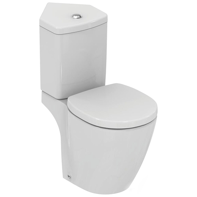 Ideal STANDARD Connect Space E119501 - sanita de piso angular (Bélgica) com uma cisterna combinada