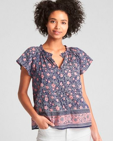 Blouse imprimée à la main GAP