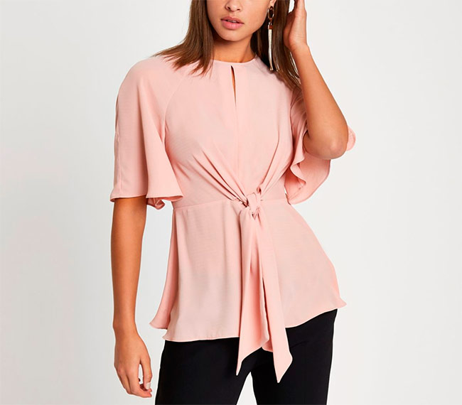 RIVER ISLAND - Top latéral à nouer