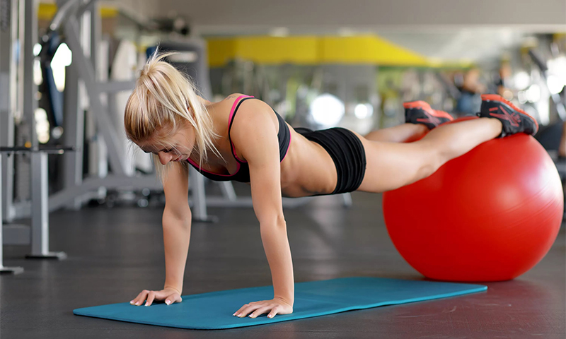 העיקרון של הפעולה ואת מכשיר fitball