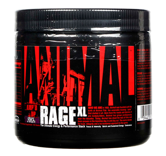 Animal Rage XL Evrensel Beslenme