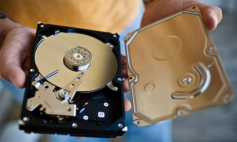 Options de sélection du disque dur
