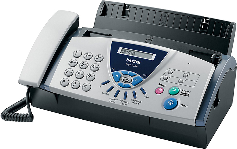 Brother FAX-T104 - küçük ofisler için faks fotokopi