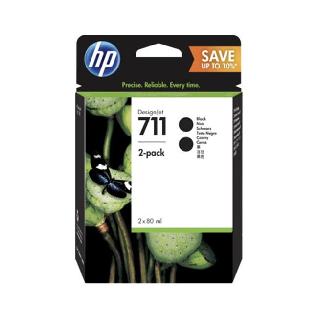 HP 711 Black (P2V31A) - מתכלים ממותגים עבור הקושרים