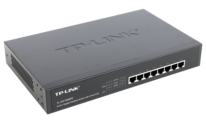 TP-LINK TL-SG1008PE - за 7 видеокамери