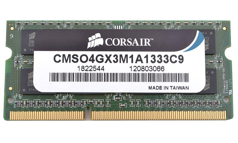 Corsair CMSO4GX3M1A1333C9 - Augmentation des performances élevées