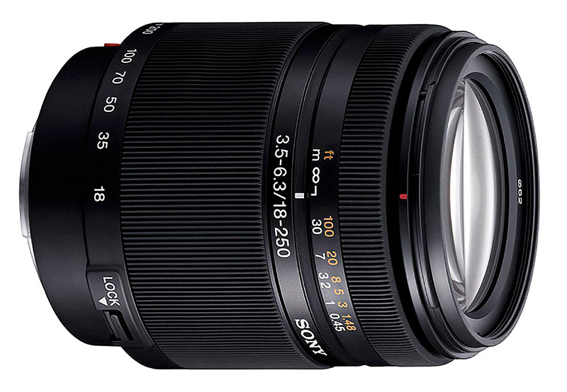 Wo Sony DT 18-250mm f / 3.5-6.3, viel Sonne