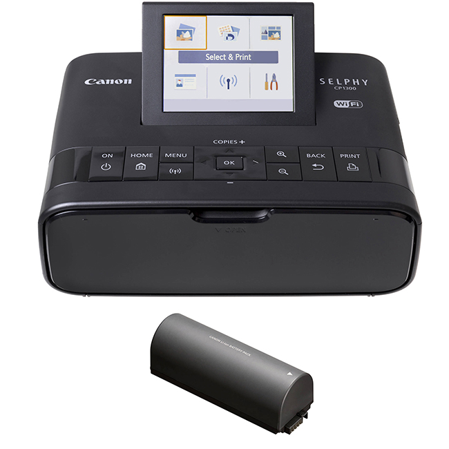 SELPHY CP1300 - מדפסת צבעונית עם תמיכה ב- Wi-Fi