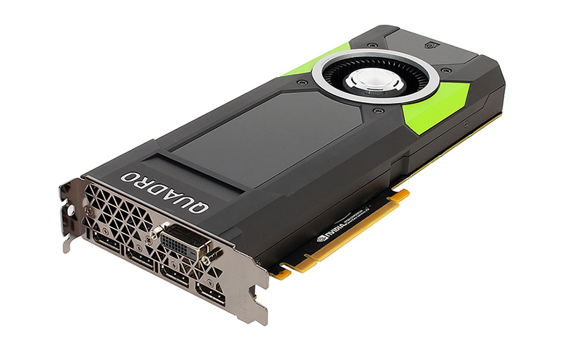 PNY Quadro P5000 - placa gráfica não realista para profissionais