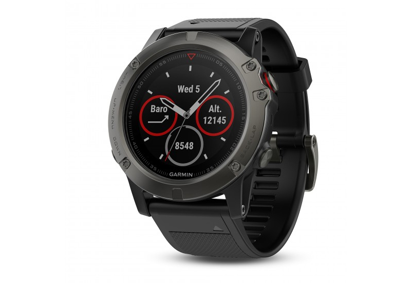 Garmin Fenix ​​5X - 16 Gt muistia aluksella ja mahdollisuus ladata karttoja suoraan kelloon